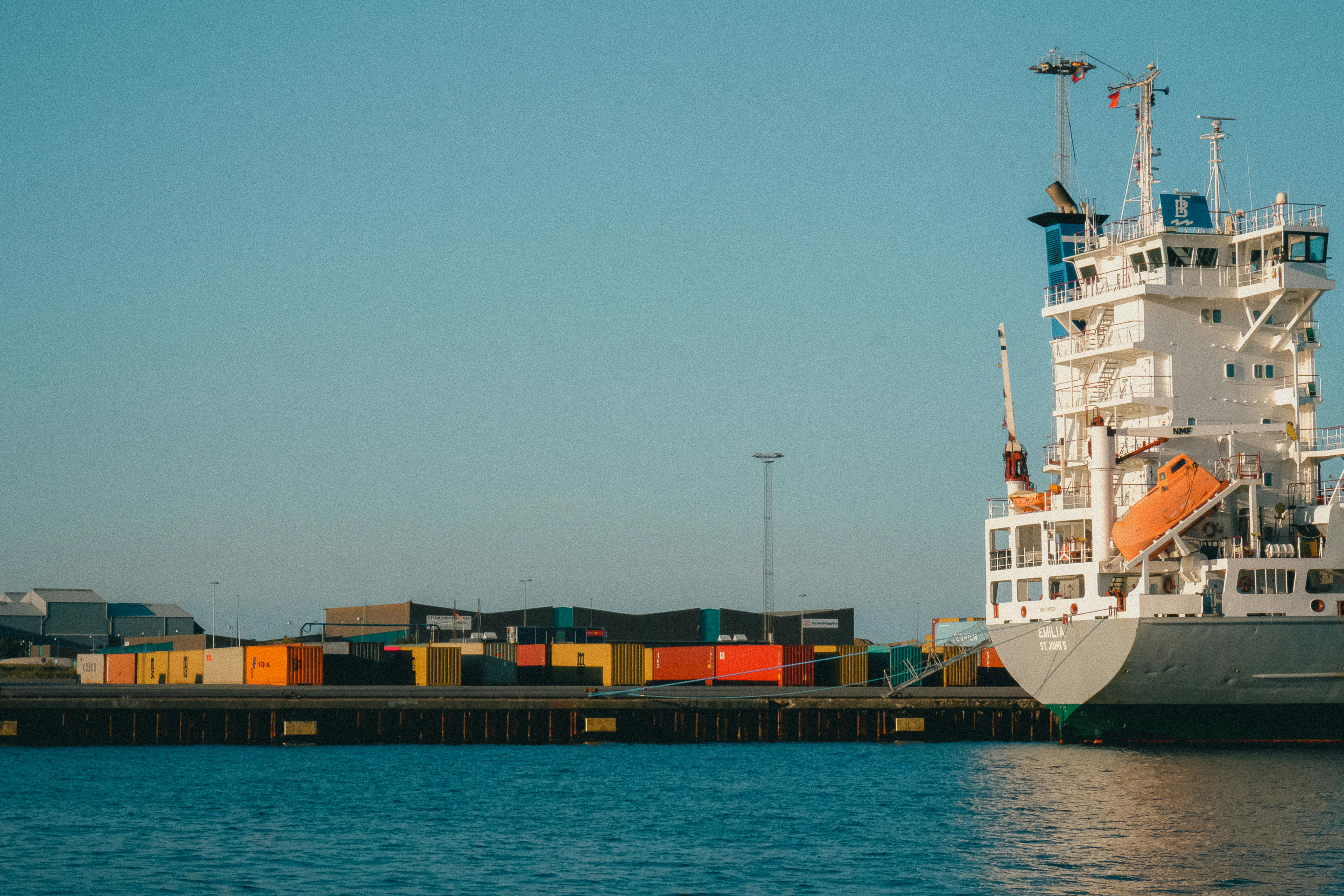 Calmwaters Shipping operations in Lagos Port - Leading maritime services provider in Nigeria