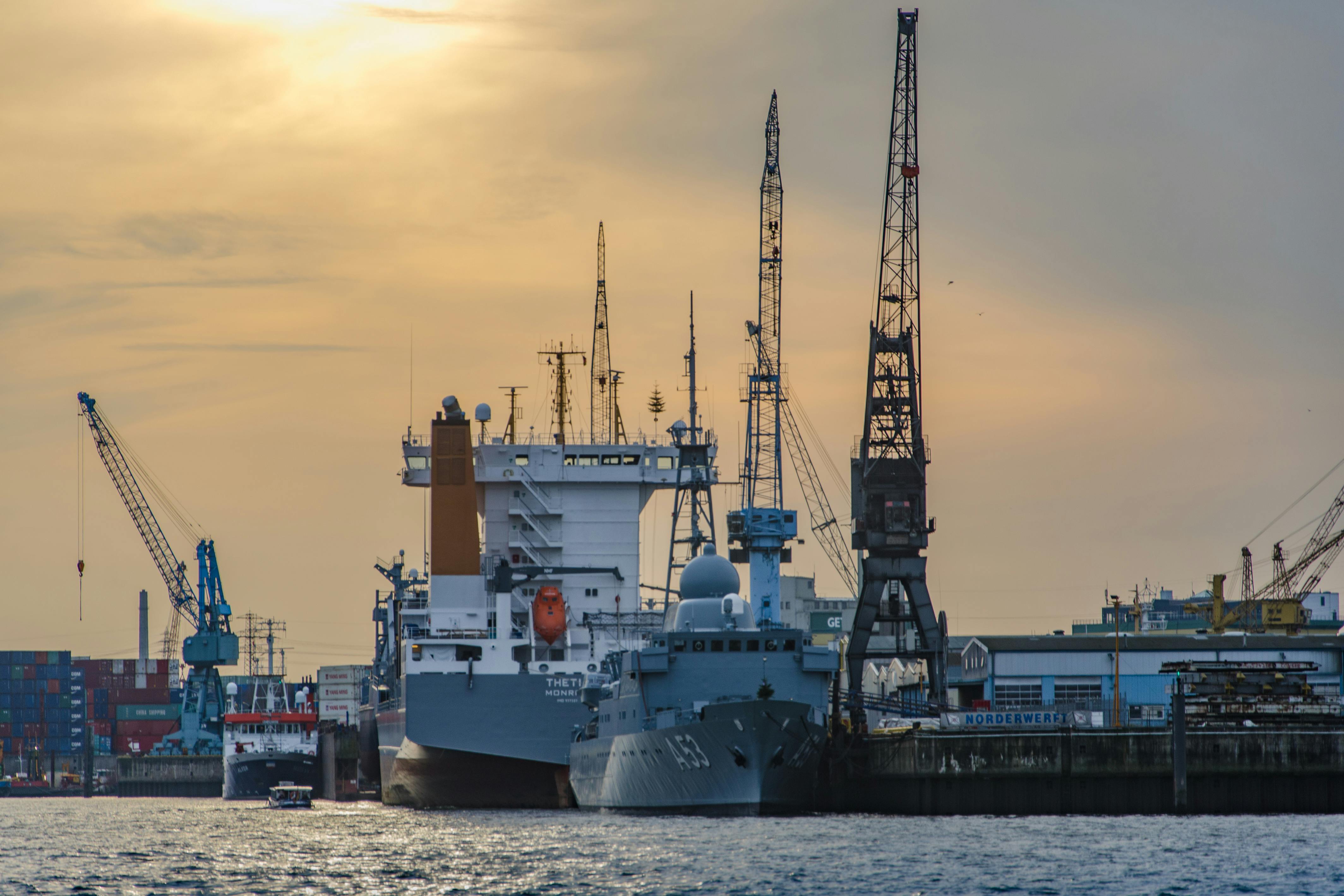 Calmwaters Shipping operations in Lagos Port - Leading maritime services provider in Nigeria